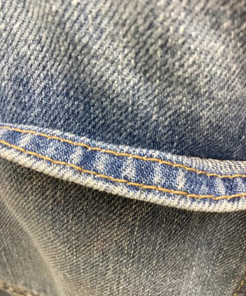 CADUNE（カデュネ）CADUNE (カデュネ) カーヴィー箔デニムパンツ ブルー サイズ:SIZE40の古着・服飾アイテム