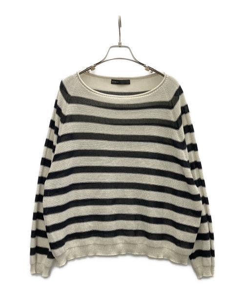 Noble（ノーブル）Noble (ノーブル) ペーパーヤーン裏天竺プルオーバー ベージュ サイズ:-の古着・服飾アイテム