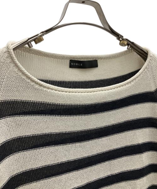 Noble（ノーブル）Noble (ノーブル) ペーパーヤーン裏天竺プルオーバー ベージュ サイズ:-の古着・服飾アイテム