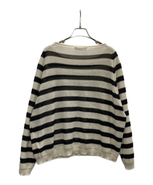 Noble（ノーブル）Noble (ノーブル) ペーパーヤーン裏天竺プルオーバー ベージュ サイズ:-の古着・服飾アイテム