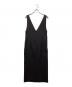 Noble (ノーブル) ストレートVネックワンピース ブラック サイズ:36：8000円