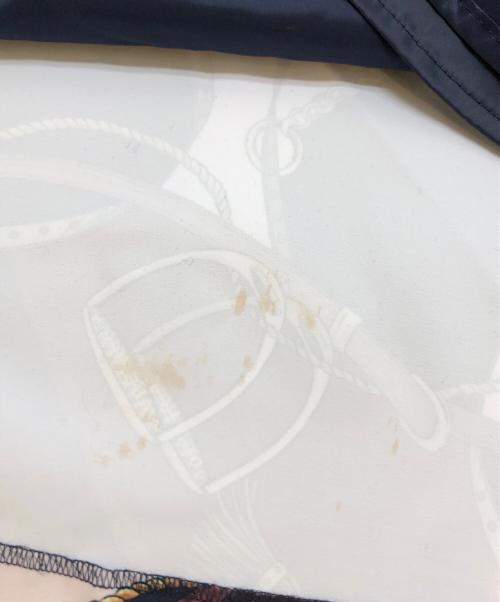 Pinky & Dianne（ピンキーアンドダイアン）Pinky & Dianne (ピンキーアンドダイアン) スカーフプリントフレアスカート ネイビー サイズ:38の古着・服飾アイテム