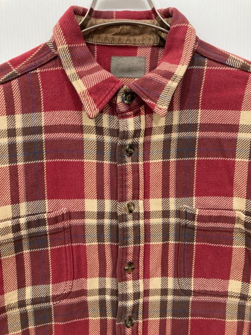 ST JOHN'S BAY（セントジョンズベイ）ST JOHN'S BAY (セントジョンズベイ) チェックネルシャツ レッド サイズ:XLの古着・服飾アイテム