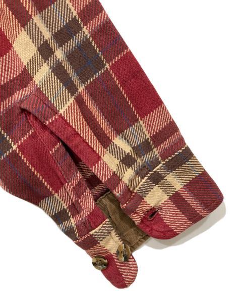 ST JOHN'S BAY（セントジョンズベイ）ST JOHN'S BAY (セントジョンズベイ) チェックネルシャツ レッド サイズ:XLの古着・服飾アイテム