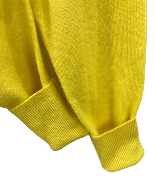 marikomikuni（マリコミクニ）marikomikuni (マリコミクニ) カシミヤVネックニット イエロー サイズ:Sの古着・服飾アイテム