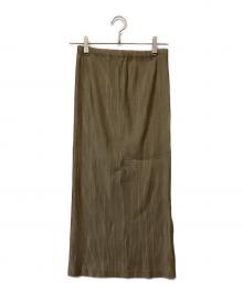 ISSEY MIYAKE（イッセイミヤケ）の古着「プリーツスカート」｜ブラウン