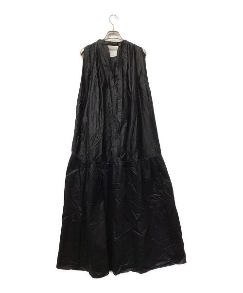 TELA（テラ）TELA (テラ) ノースリーブワンピース ブラック サイズ:42の古着・服飾アイテム