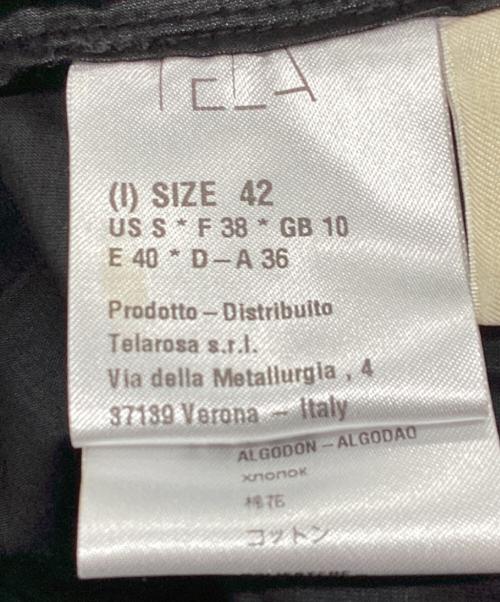TELA（テラ）TELA (テラ) ノースリーブワンピース ブラック サイズ:42の古着・服飾アイテム