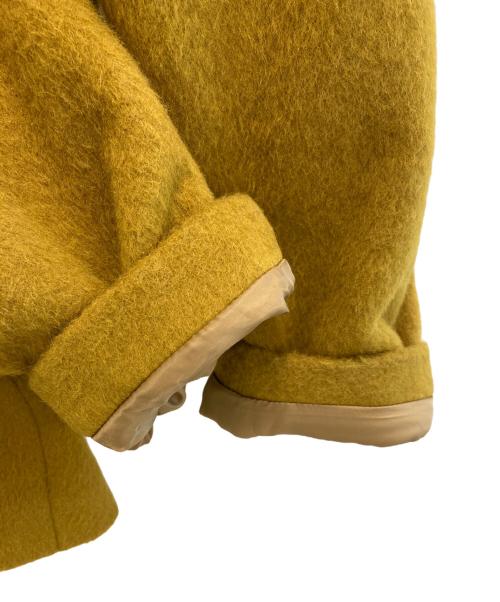 CLANE（クラネ）CLANE (クラネ) OVER LINE DOUBLE COAT イエロー サイズ:2の古着・服飾アイテム