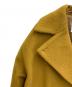 中古・古着 CLANE (クラネ) OVER LINE DOUBLE COAT イエロー サイズ:2：13000円