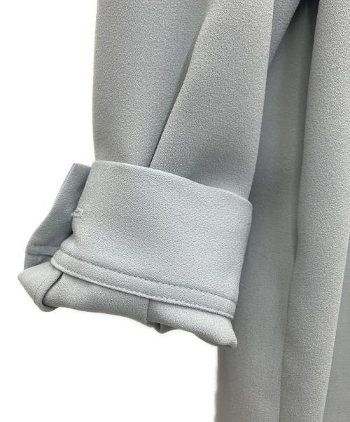 theory（セオリー）theory (セオリー) ウォッシャブルスリットネックプルオーバーブラウス ブルー サイズ:Sの古着・服飾アイテム