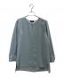 theory（セオリー）の古着「ウォッシャブルスリットネックプルオーバーブラウス」｜ブルー