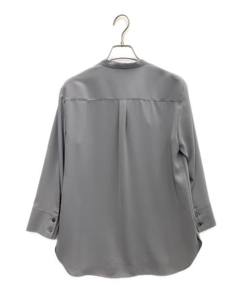 theory（セオリー）theory (セオリー) Prime GGT Tie Blouse グレー サイズ:SIZE　Sの古着・服飾アイテム
