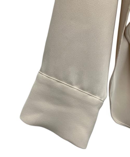 Noble（ノーブル）Noble (ノーブル) ワークディテールドレープシャツ2 アイボリー サイズ:SIZEFREEの古着・服飾アイテム