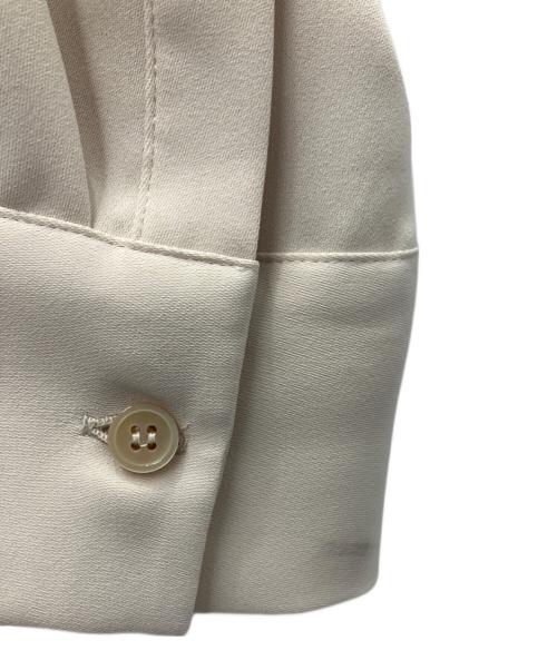 Noble（ノーブル）Noble (ノーブル) ワークディテールドレープシャツ2 アイボリー サイズ:SIZEFREEの古着・服飾アイテム