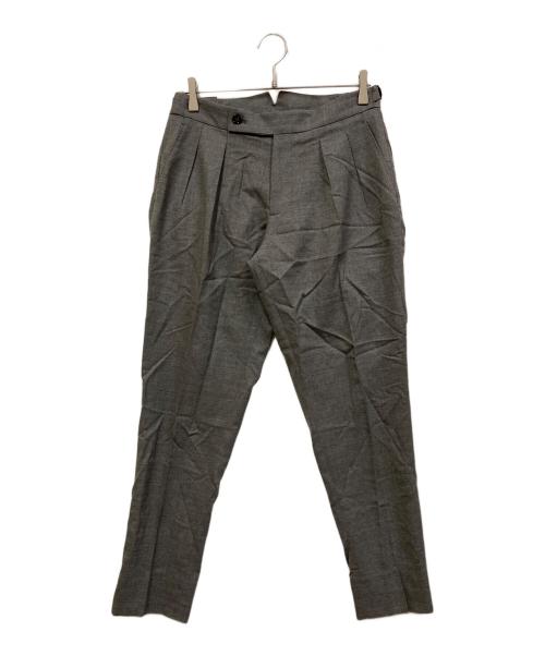 BERWICH（ベルウィッチ）BERWICH (ベルウィッチ) SCOTCHスコッチ ナチュラルストレッチウールメランジトロピカル2インプリーツクロップドパンツ グレー サイズ:SIZE 44の古着・服飾アイテム