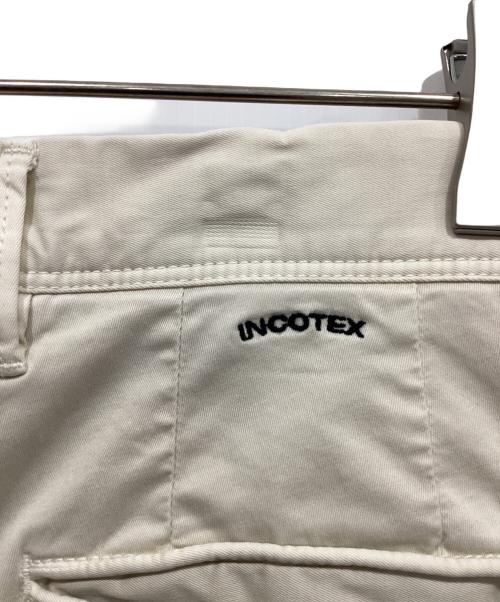 INCOTEX（インコテックス）INCOTEX (インコテックス) ガーメントダイ ストレッチギャバジン テーパードチノ アイボリー サイズ:30の古着・服飾アイテム