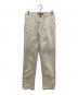 INCOTEX（インコテックス）の古着「ガーメントダイ ストレッチギャバジン テーパードチノ」｜アイボリー