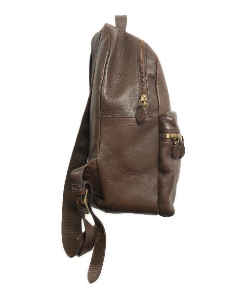 GANZO（ガンゾ）GANZO (ガンゾ) レザーデイパック ブラウンの古着・服飾アイテム