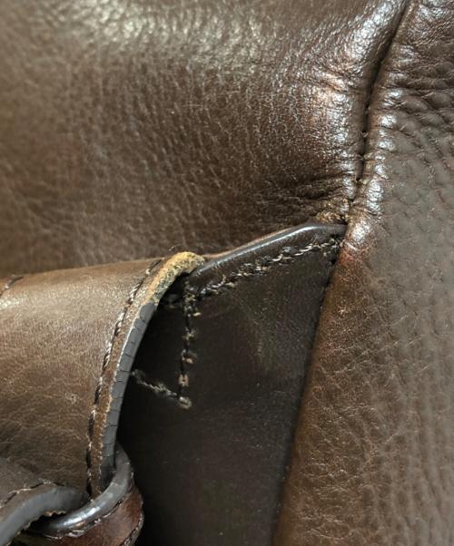 GANZO（ガンゾ）GANZO (ガンゾ) レザーデイパック ブラウンの古着・服飾アイテム