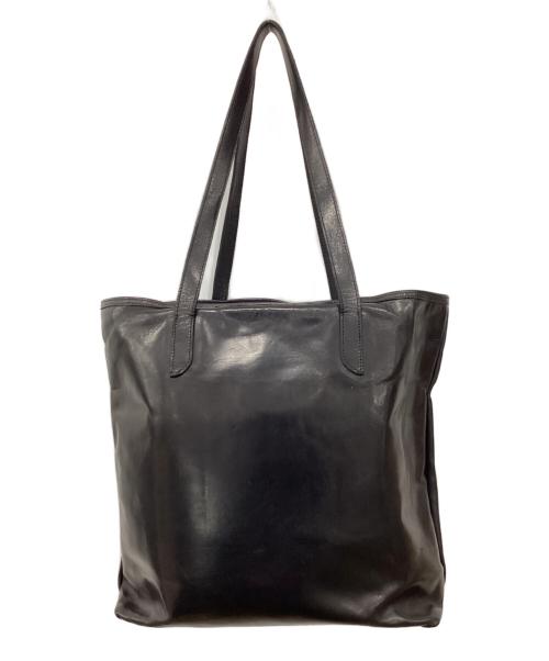 GANZO（ガンゾ）GANZO (ガンゾ) SACCHETTO4 レザートートバッグ ブラックの古着・服飾アイテム