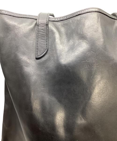 GANZO（ガンゾ）GANZO (ガンゾ) SACCHETTO4 レザートートバッグ ブラックの古着・服飾アイテム