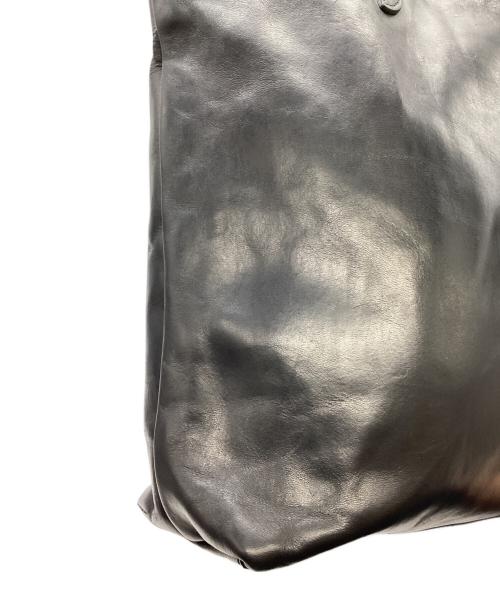 GANZO（ガンゾ）GANZO (ガンゾ) SACCHETTO4 レザートートバッグ ブラックの古着・服飾アイテム