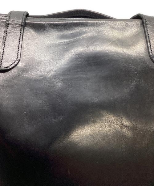 GANZO（ガンゾ）GANZO (ガンゾ) SACCHETTO4 レザートートバッグ ブラックの古着・服飾アイテム