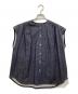 Drawer（ドゥロワー）の古着「デニム ノースリーブブラウス」｜インディゴ
