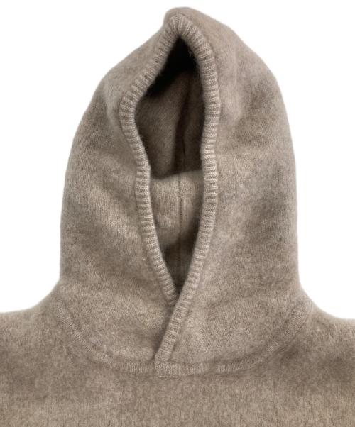 CASHIMERE by ARROW57.（カシミヤバイアローゴーナナ）CASHIMERE by ARROW57. (カシミヤバイアローゴーナナ) C.HOO カシミヤニットパーカー ベージュ サイズ:XSの古着・服飾アイテム