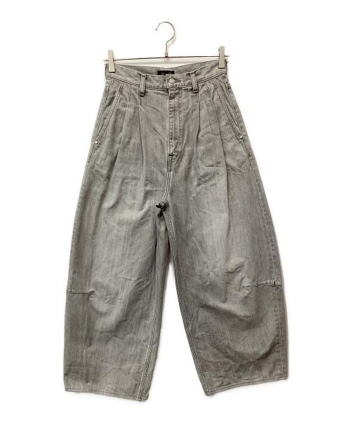 DRAWER（ドゥロワー）DRAWER (ドゥロワー) WINTER1 ブラックデニムタックパンツ サイズ:34の古着・服飾アイテム