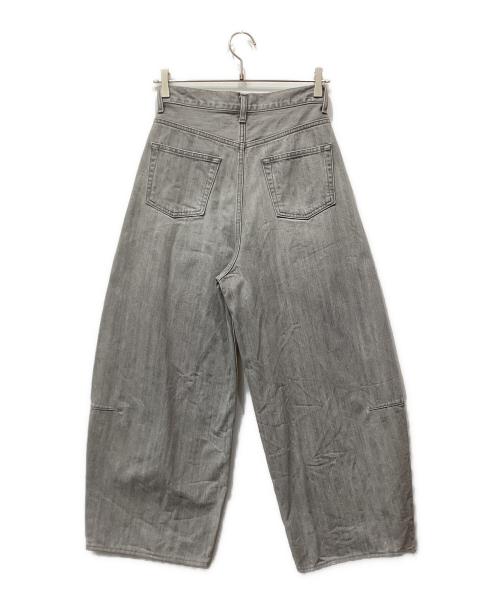 DRAWER（ドゥロワー）DRAWER (ドゥロワー) WINTER1 ブラックデニムタックパンツ サイズ:34の古着・服飾アイテム