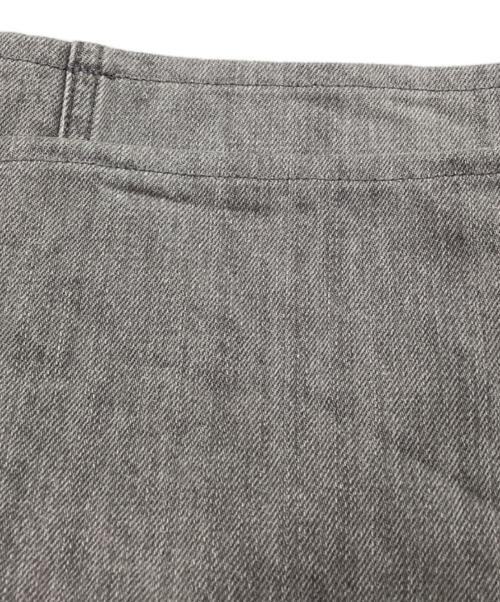 DRAWER（ドゥロワー）DRAWER (ドゥロワー) WINTER1 ブラックデニムタックパンツ サイズ:34の古着・服飾アイテム