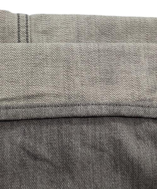 DRAWER（ドゥロワー）DRAWER (ドゥロワー) WINTER1 ブラックデニムタックパンツ サイズ:34の古着・服飾アイテム