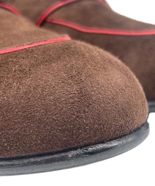 HERMES（エルメス）HERMES (エルメス) モカシン《パリ》コンスタンス スエードローファー ブラウン サイズ:35の古着・服飾アイテム