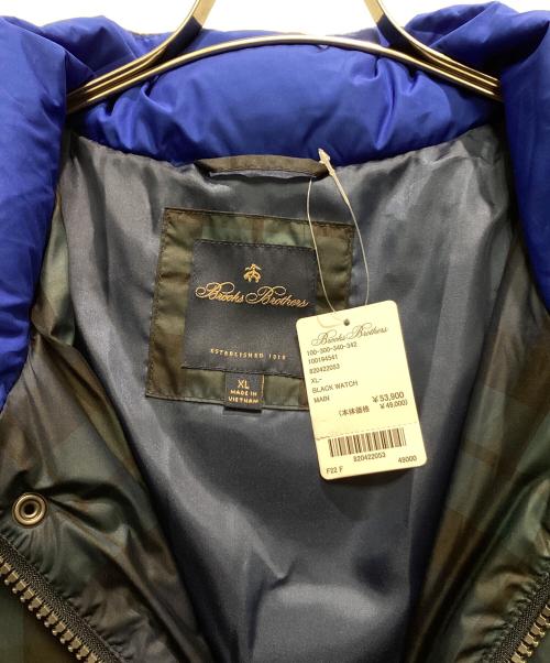 BROOKS BROTHERS（ブルックスブラザーズ）BROOKS BROTHERS (ブルックスブラザーズ) ポリエステルダウンショートパッファーコート ネイビー サイズ:XLの古着・服飾アイテム