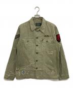 POLO COUNTRYポロカントリー）の古着「MILITARY JACKET」｜カーキ