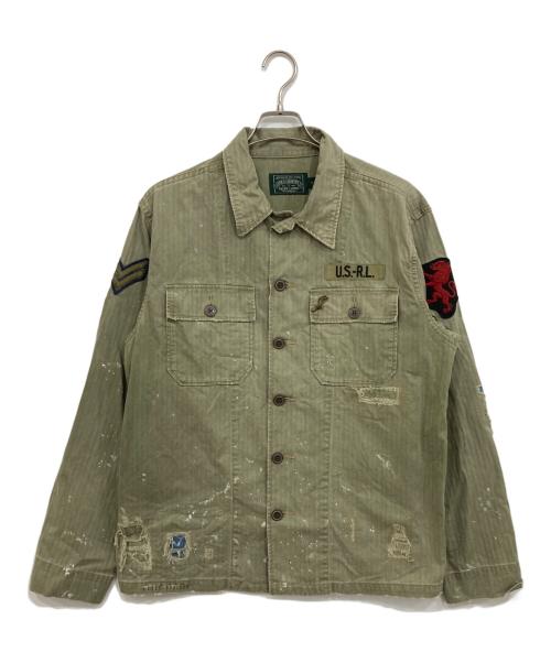 POLO COUNTRY（ポロカントリー）POLO COUNTRY (ポロカントリー) MILITARY JACKET カーキ サイズ:Mの古着・服飾アイテム