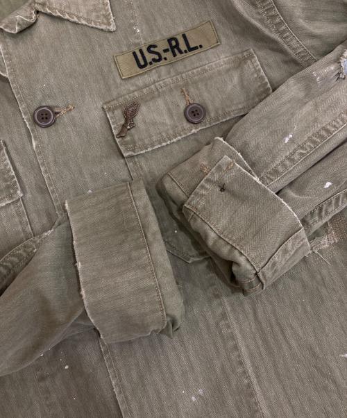 POLO COUNTRY（ポロカントリー）POLO COUNTRY (ポロカントリー) MILITARY JACKET カーキ サイズ:Mの古着・服飾アイテム