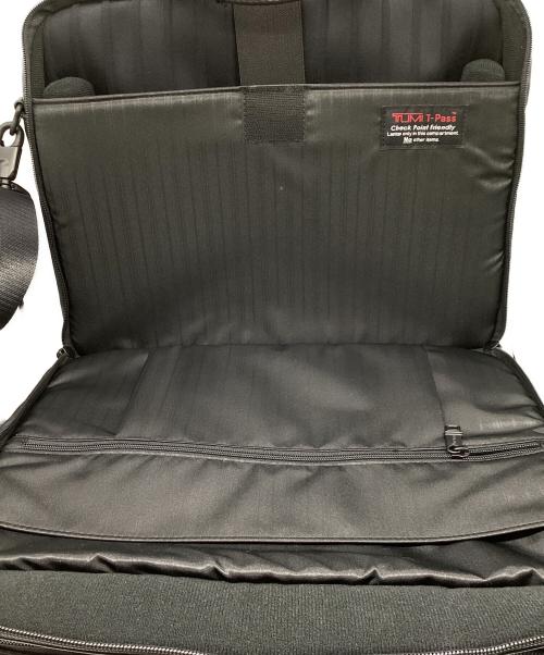 TUMI（トゥミ）TUMI (トゥミ) TUMI DH ALPHA T-PASS レザーブリーフケース ブラックの古着・服飾アイテム