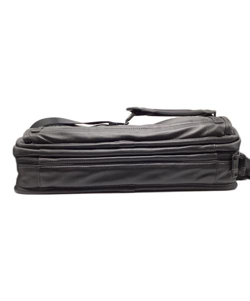 TUMI（トゥミ）TUMI (トゥミ) TUMI DH ALPHA T-PASS レザーブリーフケース ブラックの古着・服飾アイテム