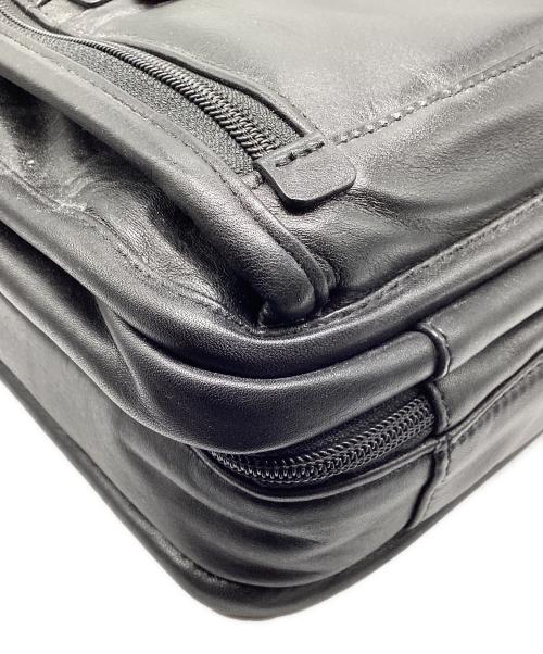 TUMI（トゥミ）TUMI (トゥミ) TUMI DH ALPHA T-PASS レザーブリーフケース ブラックの古着・服飾アイテム