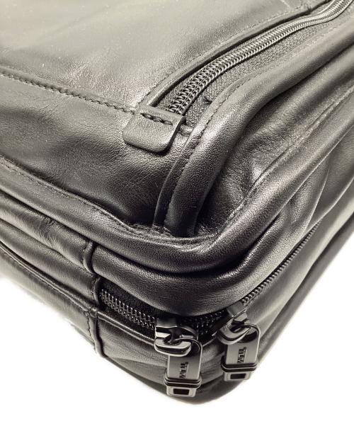 TUMI（トゥミ）TUMI (トゥミ) TUMI DH ALPHA T-PASS レザーブリーフケース ブラックの古着・服飾アイテム
