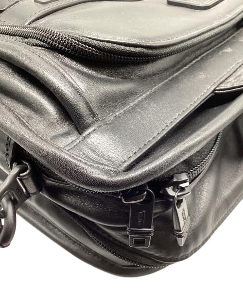 TUMI（トゥミ）TUMI (トゥミ) TUMI DH ALPHA T-PASS レザーブリーフケース ブラックの古着・服飾アイテム