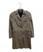 MIU MIUミュウミュウ）の古着「チェスターコート」｜ブラウン