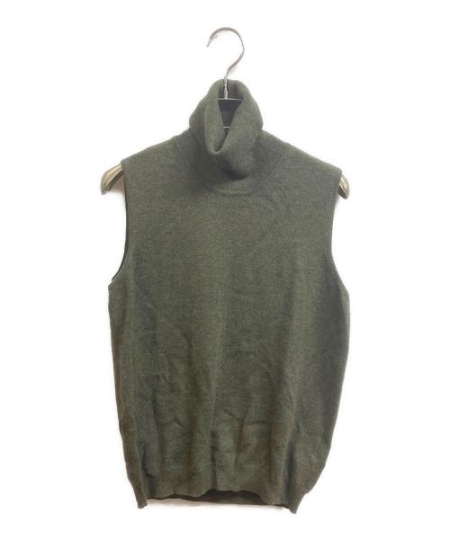 Maison Margiela（メゾンマルジェラ）Maison Margiela (メゾンマルジェラ) タートルネックベスト オリーブ サイズ:Mの古着・服飾アイテム