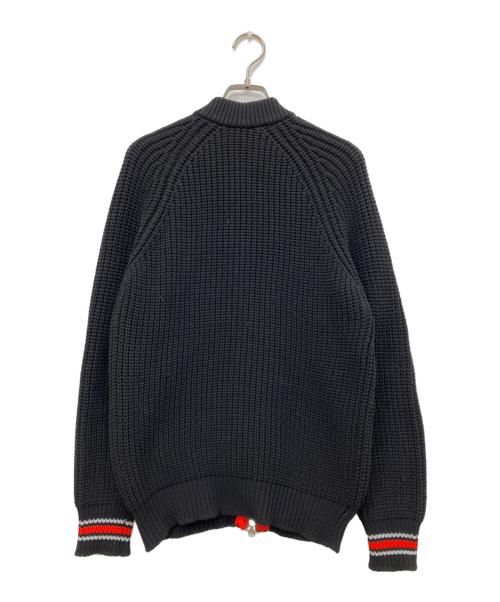 DIESEL（ディーゼル）DIESEL (ディーゼル) ジップアップニット ブラック サイズ:Mの古着・服飾アイテム
