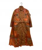 sacaiサカイ）の古着「padded panelled dress」｜ブラウン