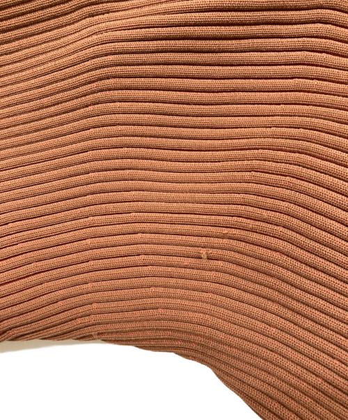 ISSEY MIYAKE（イッセイミヤケ）ISSEY MIYAKE (イッセイミヤケ) ニットプリーツカーディガン ブラウン サイズ:2の古着・服飾アイテム