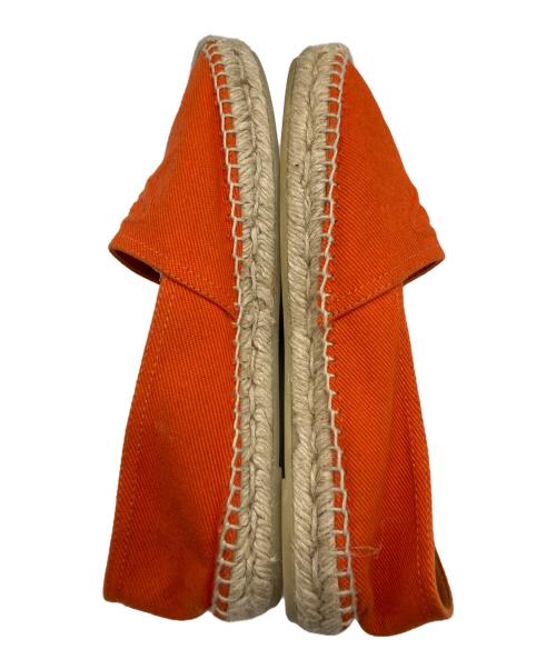 PRADA（プラダ）PRADA (プラダ) エスパドリーユ オレンジ サイズ:38の古着・服飾アイテム